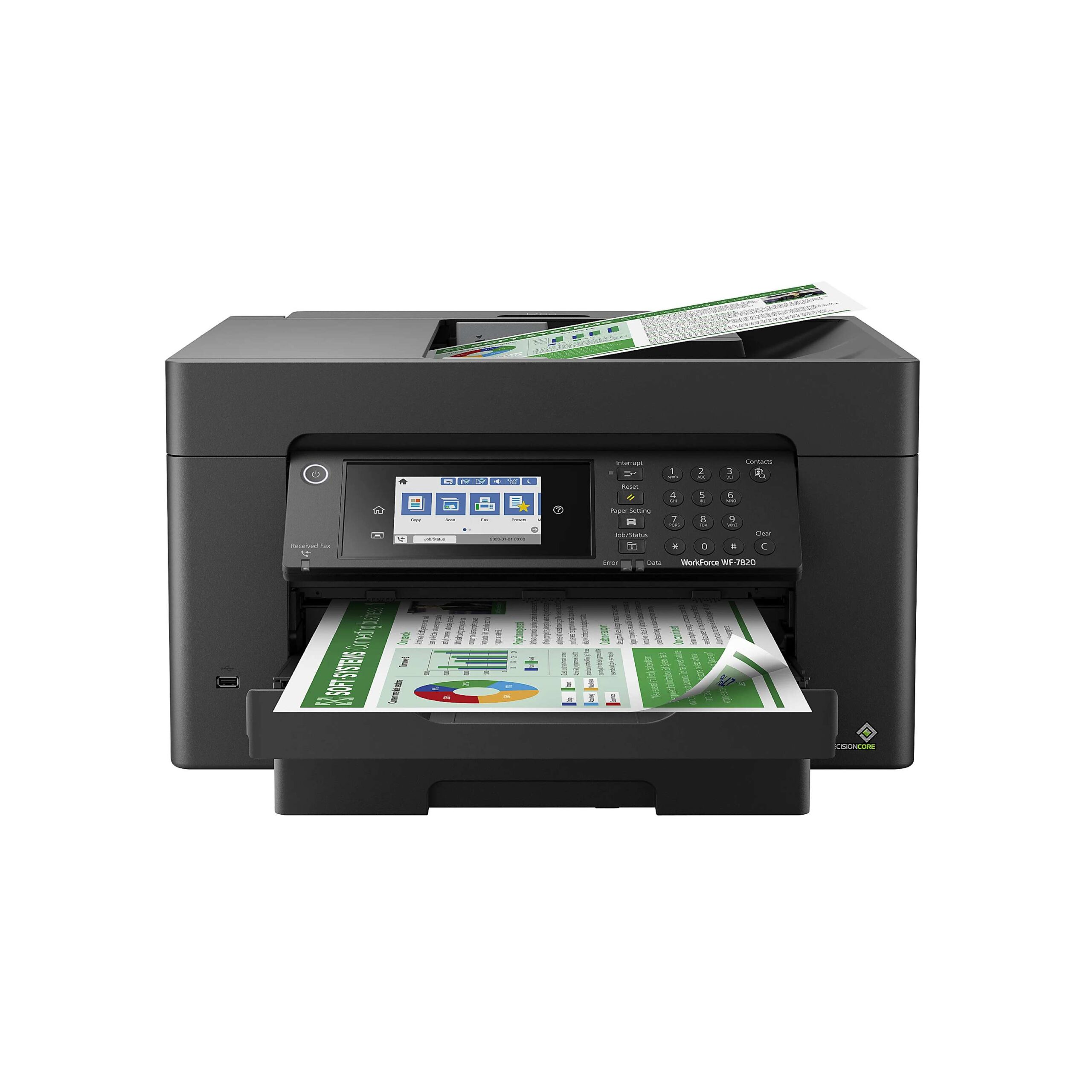 WorkForce® Pro WF-7820 Wireless Inkjet All-In-One Color Printer (Refurbished)